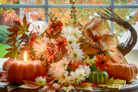 Fall Flower Arrangement