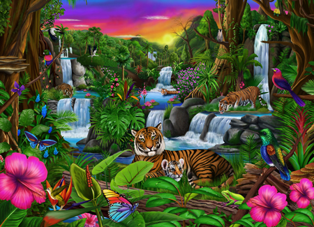 Tiger’s Tropical Paradise