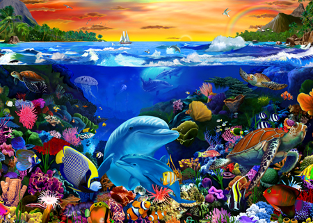 Tropical Island Reef