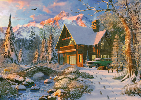 Winter Holiday Cabin