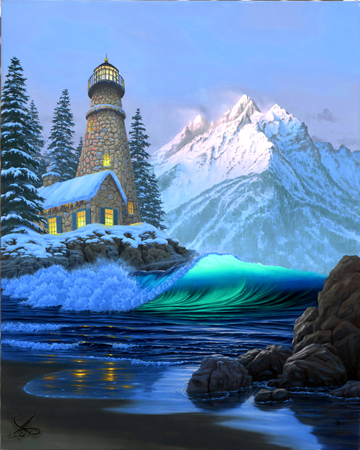 Winter Lighthouse