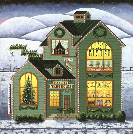 Christmas Village – Holiday Trim house