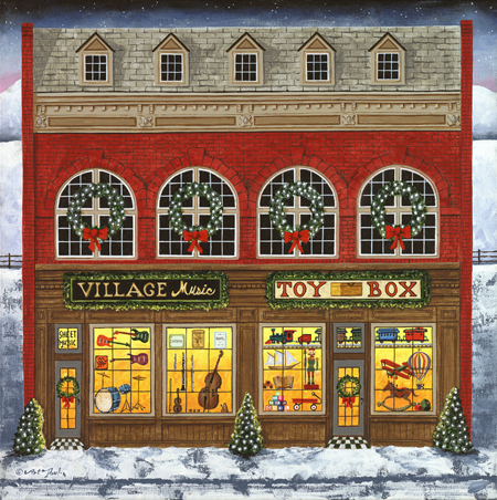 Christmas Village – Music and Toy Building