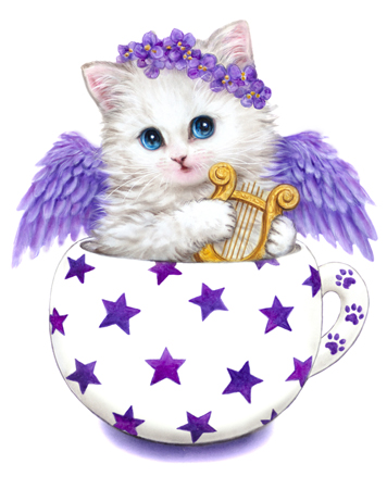 Cup Kitty Angel