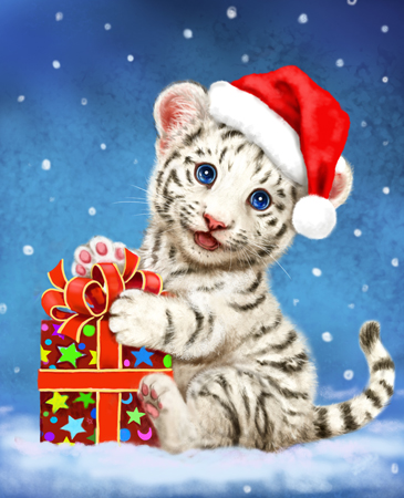 White Tiger Christmas