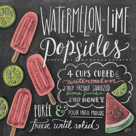 Waterlemon-Lime Popsocle