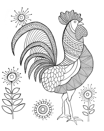 Bird Rooster 3