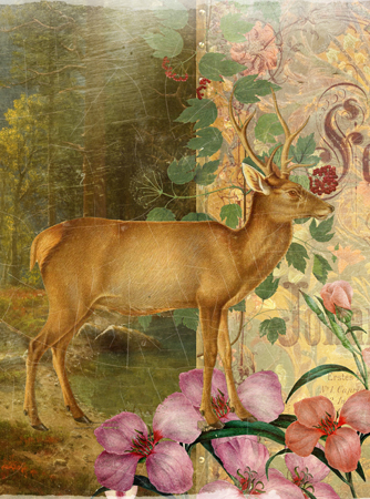 Whimsical Animals Deer