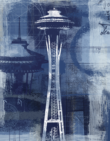 Building Blueprint Space Needle