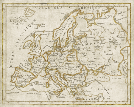 Antique Map Europe