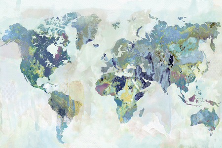 Watercolor World Map