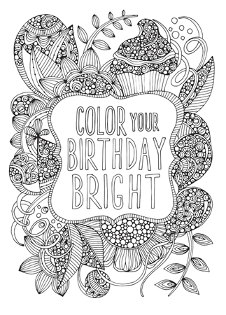 Color Your Birthday Bright