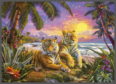 Tropical Sunset Tigers