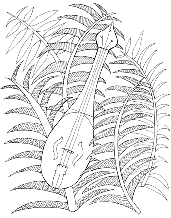 Musical Instrument Pattern 1