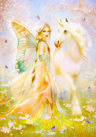 Fairy Princess and Unicorn