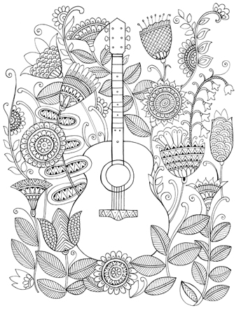 Musical Instruments Pattern 10