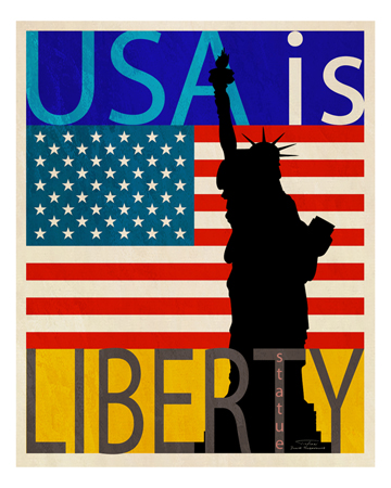 USA IS Liberty statue