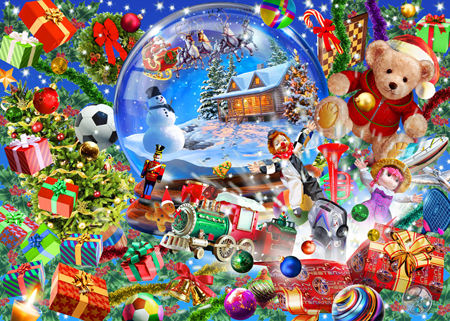 Christmas Globe Landscape 2