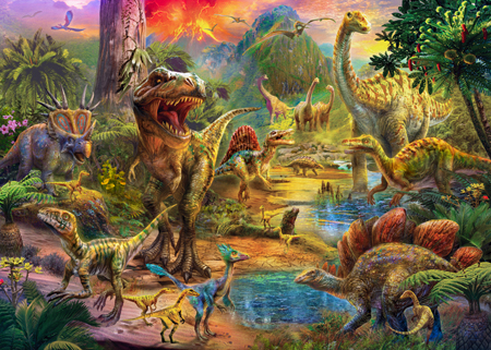 Landscape of Dinosaurs