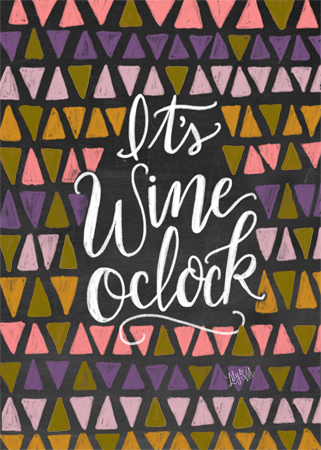 It’s Wine O’Clock – triangles