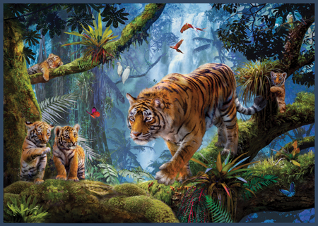 Tigers on Tree