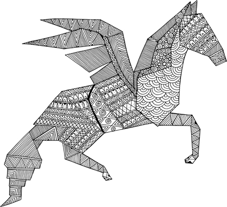 Origami Pegasus