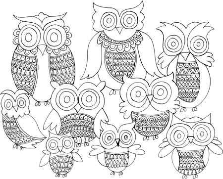 Owls Pattern