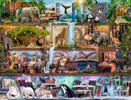 Amazing Animal Kingdom Bookshelf