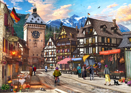 German Market Town