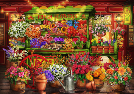 Flower Market Stall