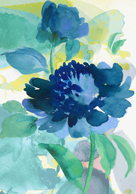 Dark Blue Flower