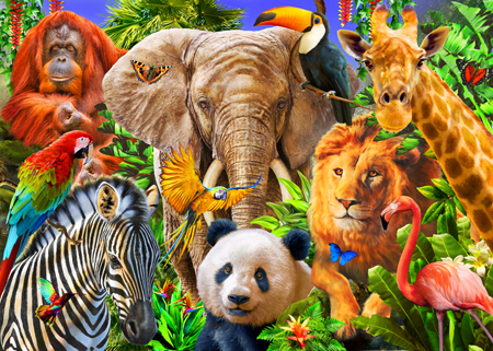 African Animals for kids