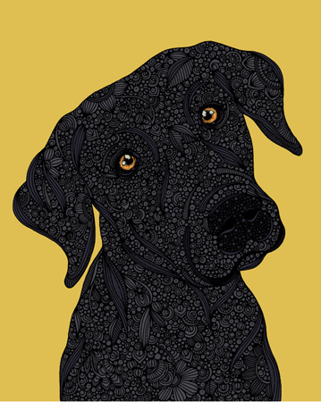 Valentina Dogs – Black Labrador