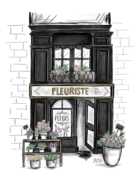 French Shop Front – Florist