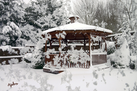 Snow Gazebo