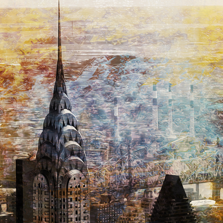 Chrysler Building Gold Light