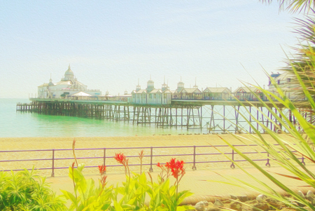 Eastbourne Pier and Flowers