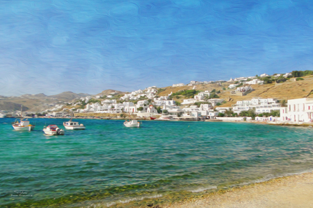 Mykonos – Beach and Boats