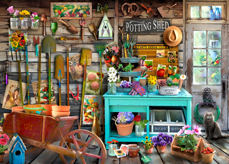 Potting Shed Interior