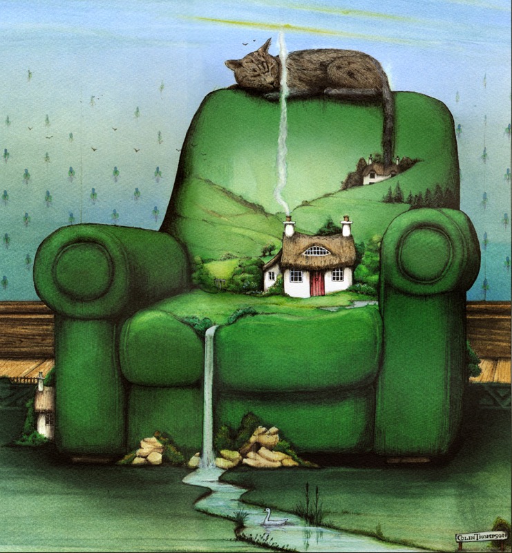 Green Armchair