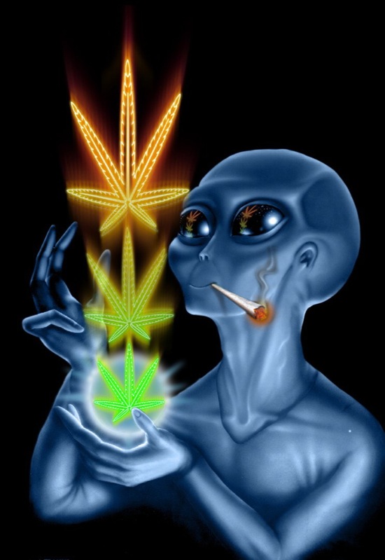 Alien Marijuana Creation