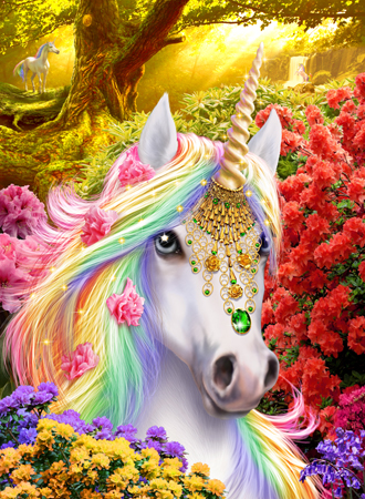 Unicorn Close Up – back drop