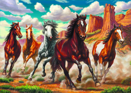 Running Wild Horses