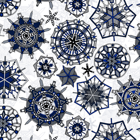 Mandala Snowflakes