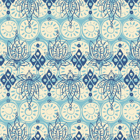 Lotus Diamond Pattern