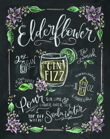 Elderflower Gin Fizz