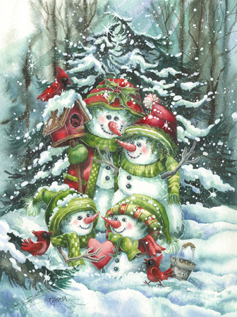 Snowman Family