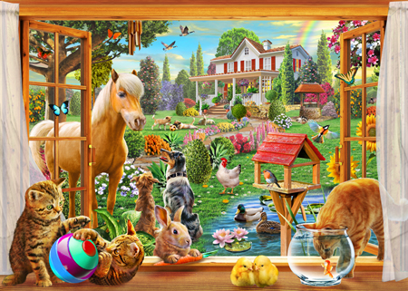 Animals In The Garden