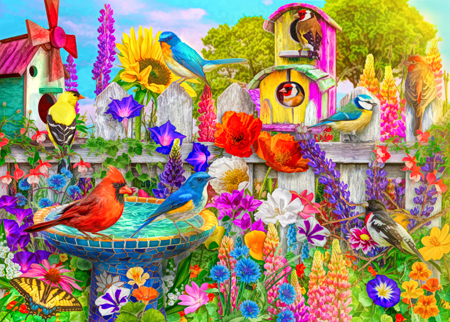 Bird Bath Garden