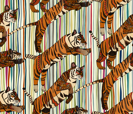 Jumping Tiger Pattern